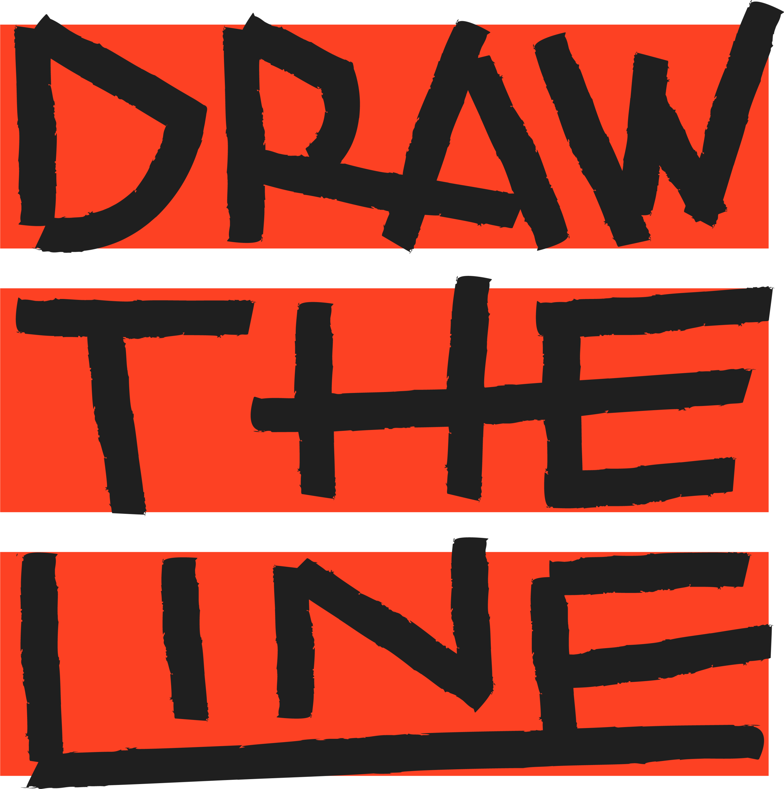 Logo for Draw The Line at website drawtheline.world